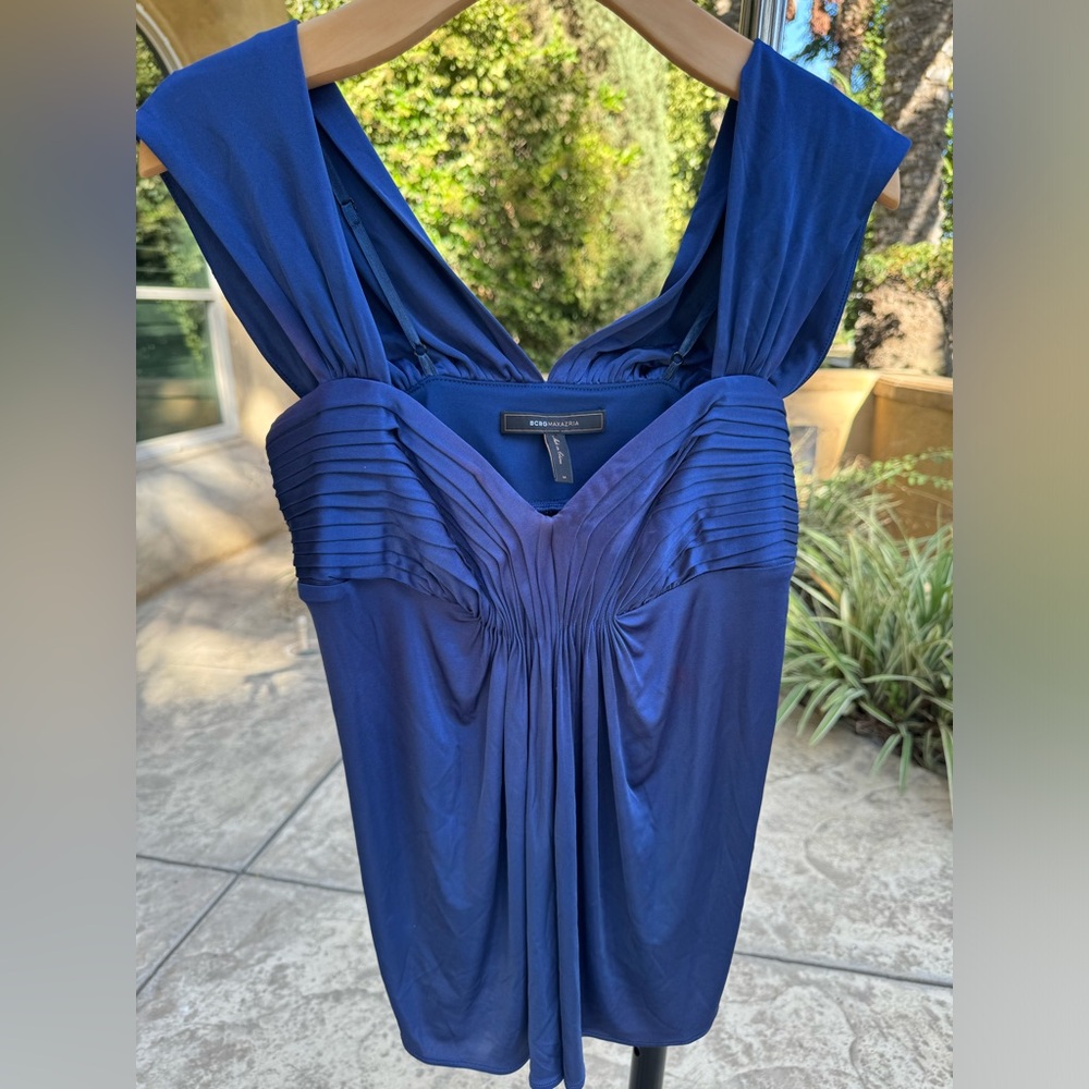 BCBGMaxAzria Royal Blue Blouse | M